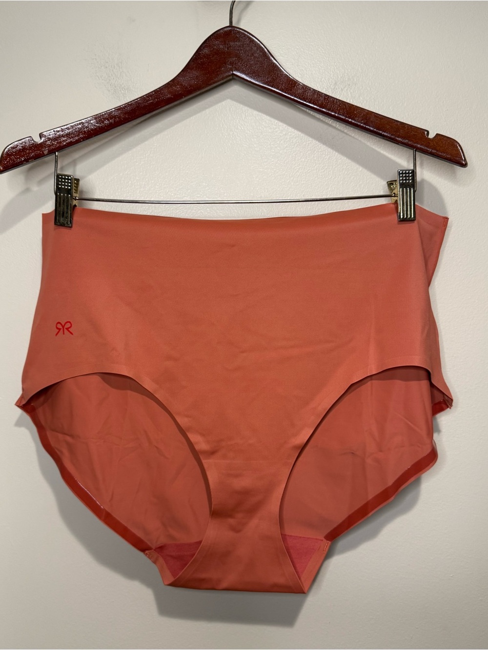 Ruby Ribbon Sleek Shape Brief in terracotta size 3XL
